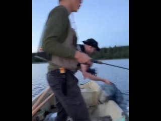 wrestler on a fishing trip