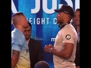 alexander usyk and anthony joshua had another battle of views.