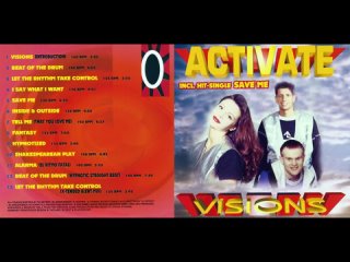 activate – visions - cd - 1994 (full album)