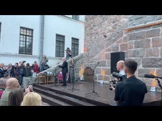 closing ceremony of the film festival "window to europe" in the vyborg castle